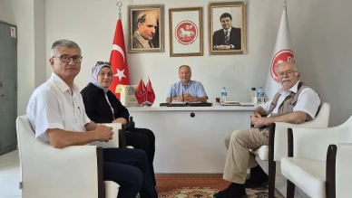 Merzifon Vakfı’ndan Demokrat Parti Merzifon İlçe Başkanlığı’na Ziyaret