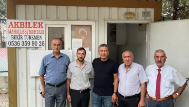 MHP Amasya Teşkilatından Akbilek Mahallesi Muhtarı Bekir Türkmen’e Ziyaret