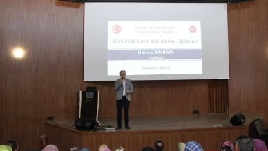 Umre Yolcularına İl Müftülüğü'nden Bilgilendirme Semineri