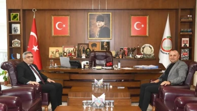 Başkan Turgay Sevindi’den Kaymakam Ahmet Karaaslan’a Teşekkür