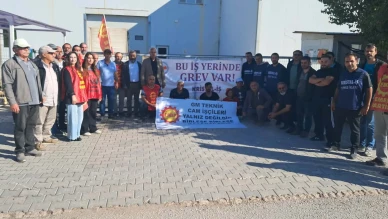 Merzifon OSB’deki Grevde Olan İşçilere EMEP’ten Destek