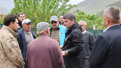 Amasya’da Seraları Su Vurdu! Vali Bölgeye Gitti