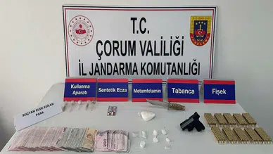 Çorum’da uyuşturucu operasyonu