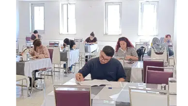 Amasya’da Aday Memurlar Sınava Girdi