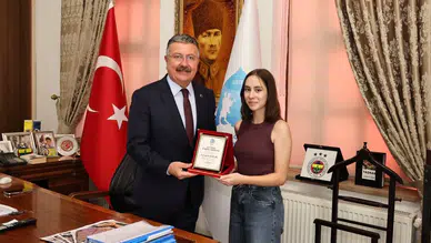 Merzifon'un Gururu Başkanlıkta Ağırlandı