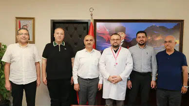 Amasya Sağlık Yönetiminden Sezgin’e Tebrik!