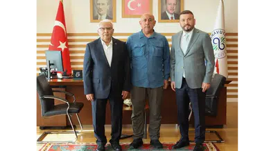 Başkan Şahin’den Eski Kaymakama Ziyaret!