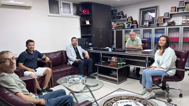 AK Parti Merzifon İlçe Başkanı Emre Keleş’ten Haber Merkezimize Ziyaret