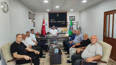 MHP Merzifon’dan Ziraat Odası’na Ziyaret: Çiftçinin Sorunları Masaya Yatırıldı