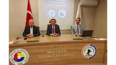 Merzifon TSO’da Projeler ve Talepler Masaya Yatırıldı
