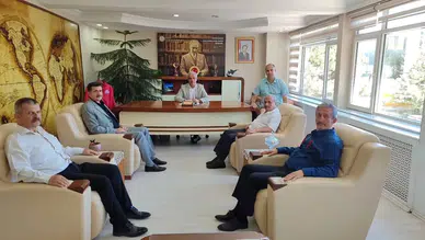 MHP Merzifon’dan İlçe Milli Eğitim Müdürü Yozgat’a İade-i Ziyaret