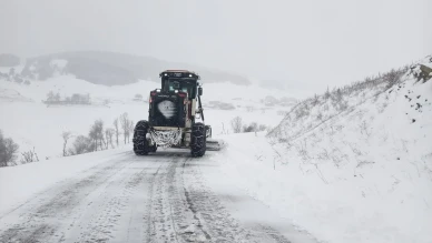 Amasya'da 180 Köy Yolu Kapandı