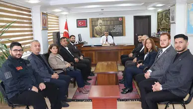 Yeni Parti Merzifon'dan Kaymakam Karaaslan’a Ziyaret!
