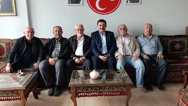 MHP Merzifon İlçe Teşkilatına Ziyaret