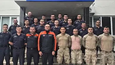 Amasya’da Jandarmaya Enkaz Eğitimi