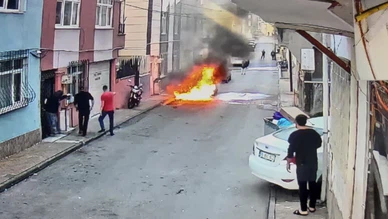 Elektrikli Otomobil Alev Alev Yandı!