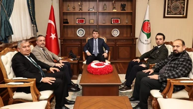 Vali Bakan’la Hokey Federasyonu Heyeti  Bir Araya Geldi