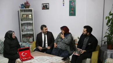 AK Parti Amasya’dan Şehit Ailesine Ziyaret