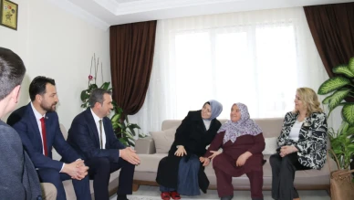 Merzifon’da Şehit Aileleri Unutulmadı