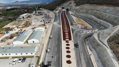 KIRKDİLİM TÜNELİ ULAŞIMA AÇILDI