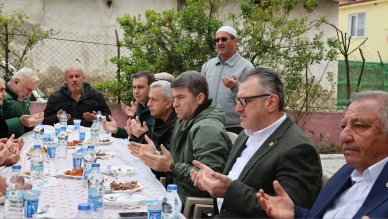 Amasya Valisi Bakan Oluz Köyü’nde Bereket Duasında