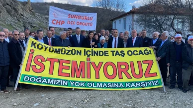 Çorum’da Taş Ocağına Karşı Büyük Mücadele!
