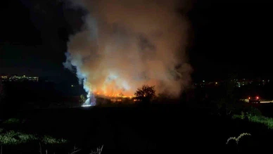 İnşaat Alevlere Teslim Oldu