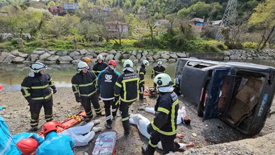 "Sel ve Taşkın Tatbikatı: Gerçek Senaryolarla Tam Not Aldı"
