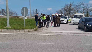 Motosiklet ile Otomobil Çarpıştı: 1 Yaralı