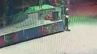 Lunaparktaki ölümlü kazanın görüntüsü kamerada