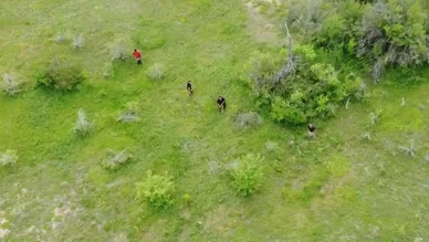 Kaçak Kazı Şüphesi! Dronu Görünce Kaçtılar