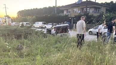 Feci Kaza: Takla Atan Otomobilde 6 Kişi Yaralandı