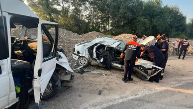 Amasya'da Feci Kaza: 1 Ölü, 3 Yaralı