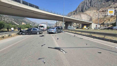 Amasya'da Zincirleme Kaza: 4 Yaralı