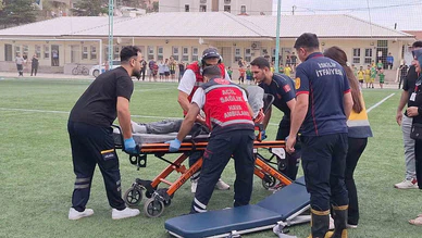 Çorum’da parmağı kopan çocuk için helikopter ambulans havalandı