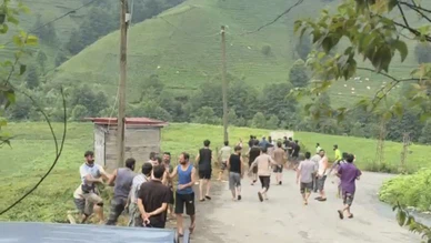 Mevsimlik çay işçileri arasında Sıra Kavgası
