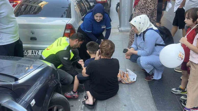 Otomobilin Çarptığı 5 Yaşındaki Çocuk Yaralandı