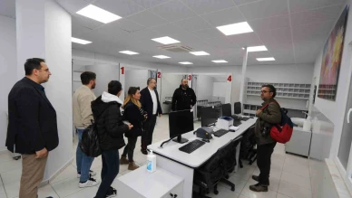 Hastane acil servisinde yeşil alan yenilendi