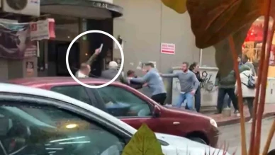 Kavgayı ayırmak isteyen uzman çavuş havaya ateş açtı