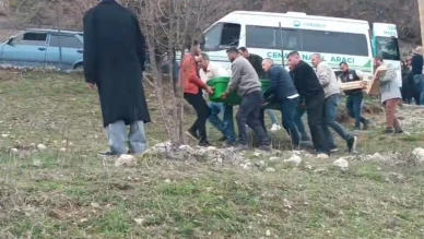 Kocası toprağa kendisi de hapse girdi
