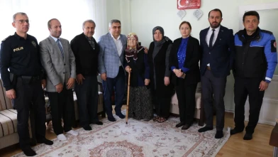 Kaymakam Karaaslan’dan Şehit Ailelerine Anlamlı Ziyaret