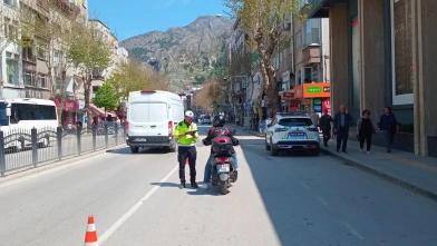 Amasya’da Motosikletlere Sıkı Denetim!