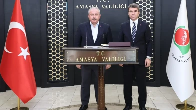 Prof. Dr. Mustafa Şentop’tan Amasya Valisi Önder Bakan’a Ziyaret