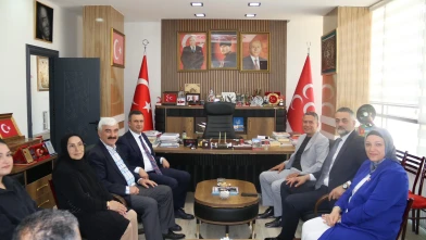 AK Parti’den MHP Amasya İl Teşkilatına Bayram Ziyareti