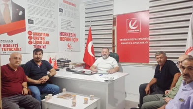 Yeniden Refah Partisi Amasya İl Başkanlığı Haftalık Toplantısını Gerçekleştirdi