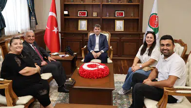 Amasya Valiliğinde İş ve Spor Zirvesi