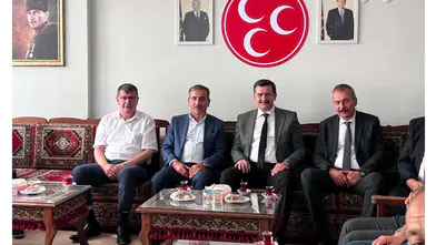 Türkiye Kamu-Sen Genel Başkanı Kahveci’den MHP Merzifon’a Ziyaret