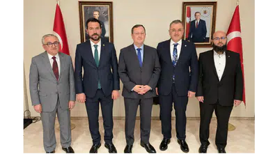 Amasya Heyetinden Berlin’de Diplomasi Trafiği! Büyükelçiliğe Ziyaret