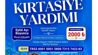 Amasya’da Eğitime Destek Çağrısı