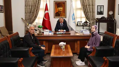 Başkan Kargı Misafirlerini Ağırladı